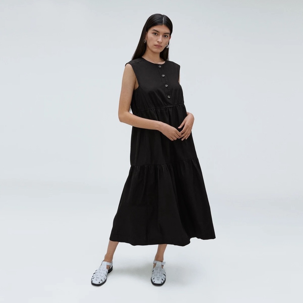 Everlane The Tiered Midi Dress